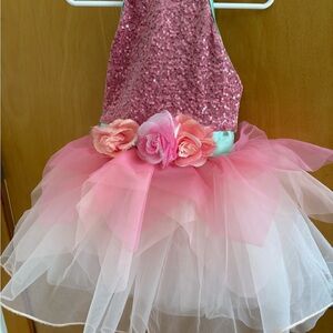 Weissman Dancewear in Soft Pink and Cream